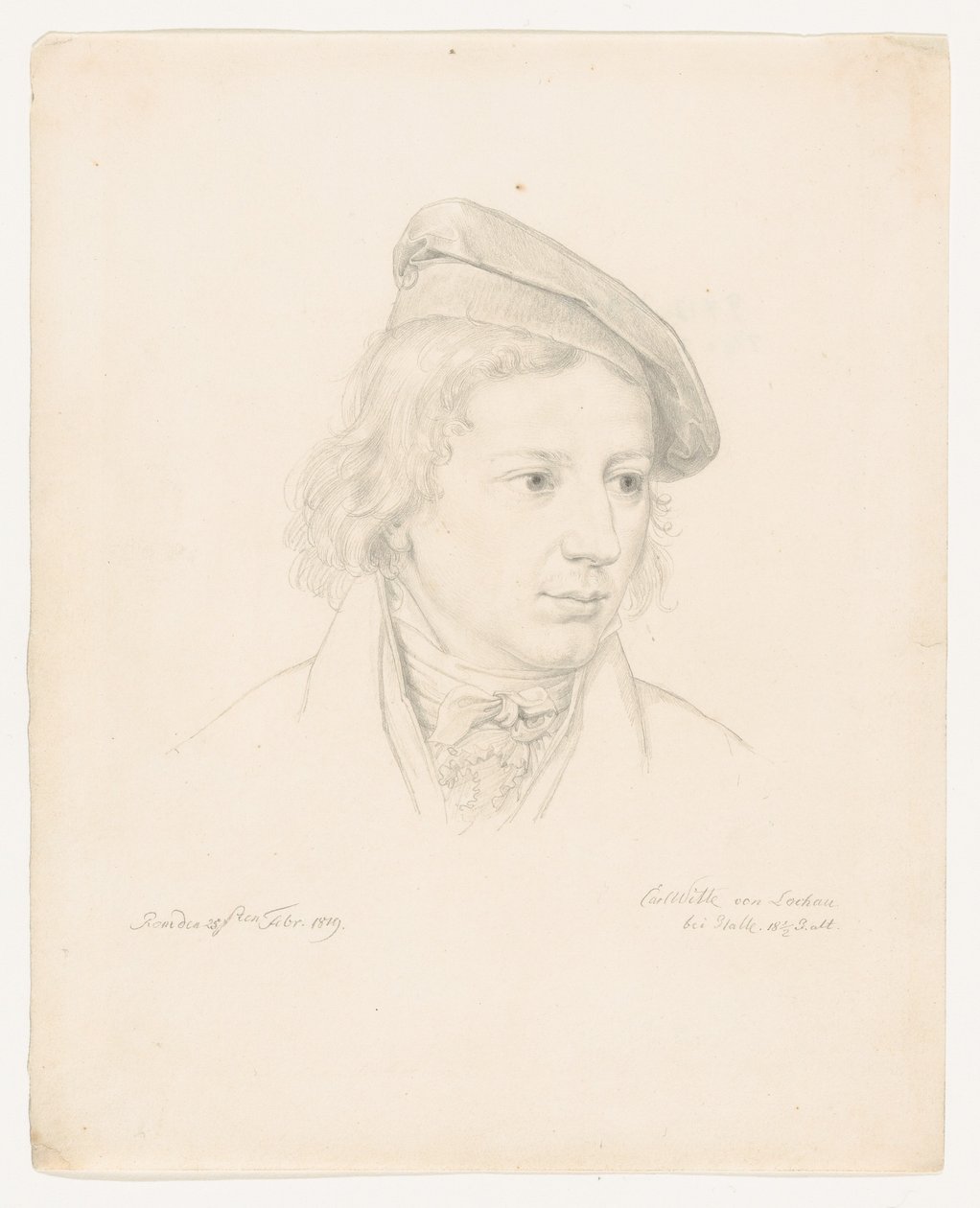 Portrét Johanna Heinricha Friedricha Carla Witteho od Samuel Amsler