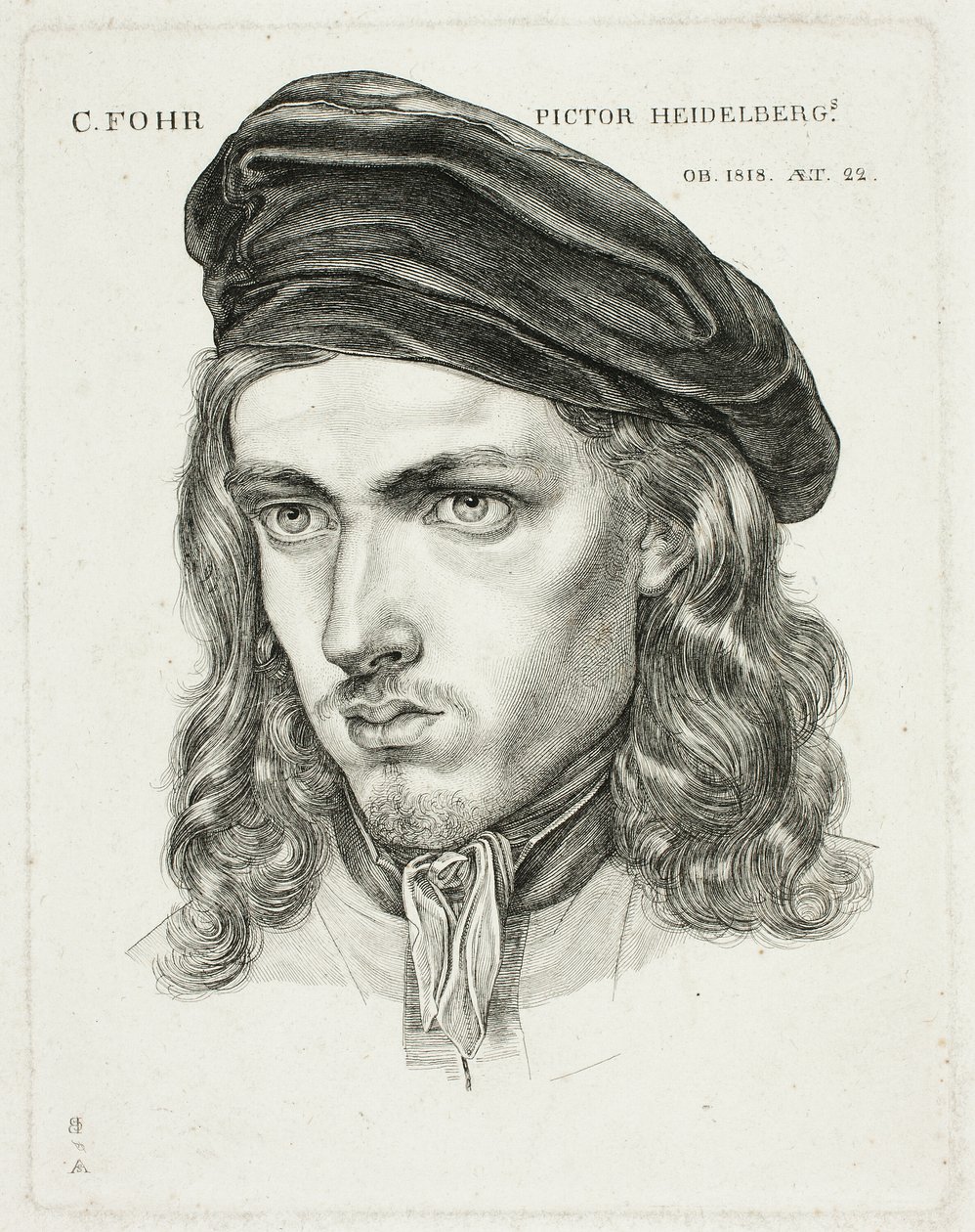 Portrét Karla Philipa Fohra od Samuel Amsler
