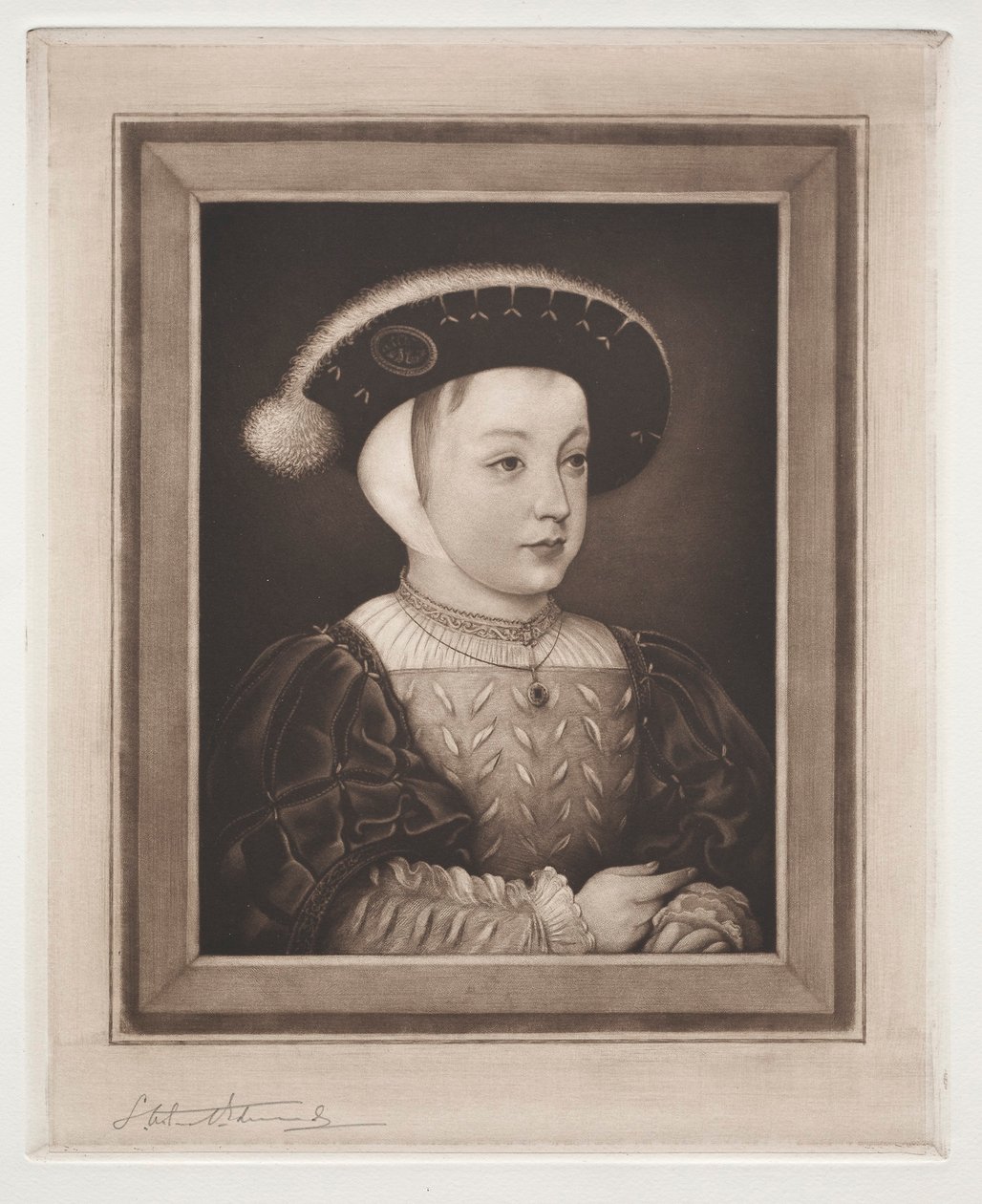 François II Dauphin z Francie, 19.-20. století. od Samuel Arlent Edwards