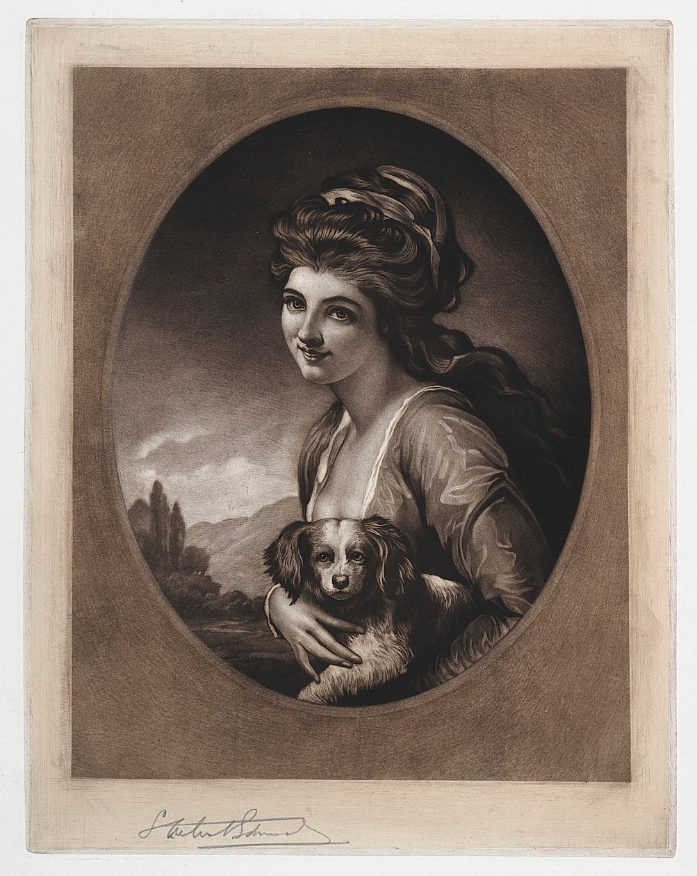 Lady Hamilton jako příroda, 19.-20. století. od Samuel Arlent Edwards