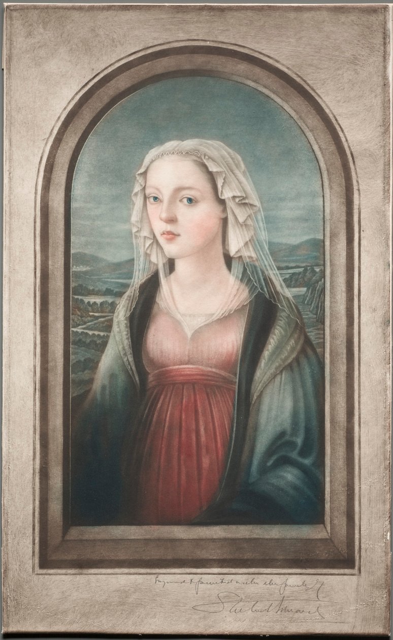 Madona, 19.-20. století. od Samuel Arlent Edwards