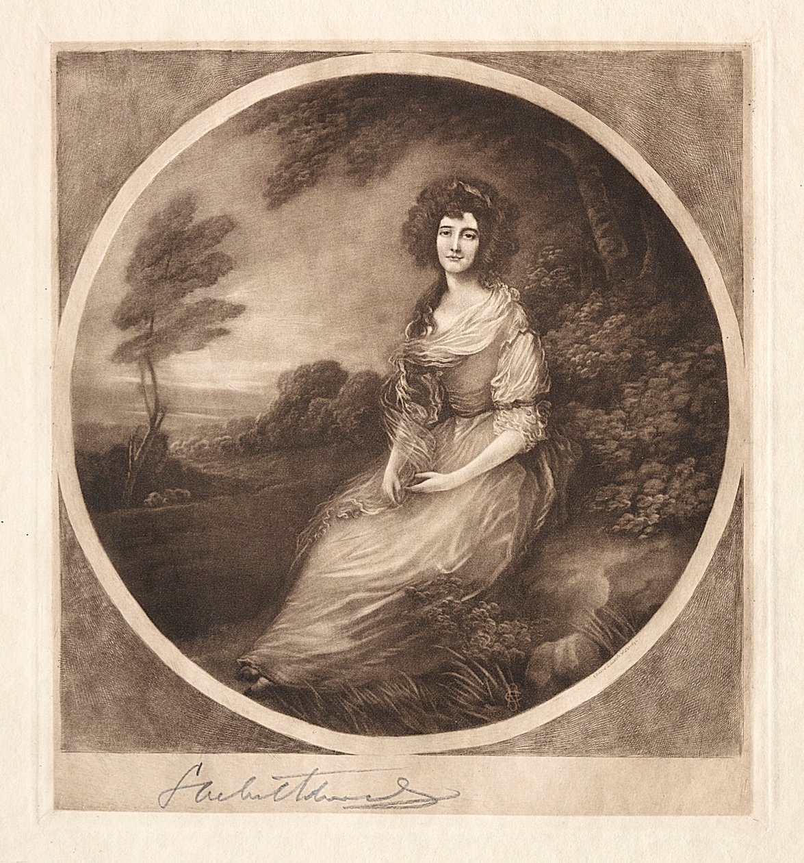 Paní Sheridanová, 19.-20. století. od Samuel Arlent Edwards