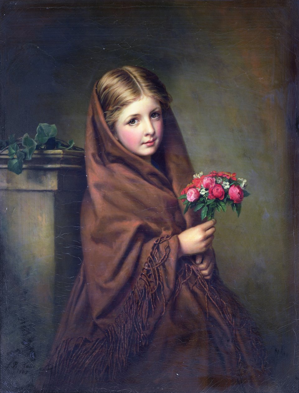 Londýnská květinová dívka od Samuel Baruch Halle