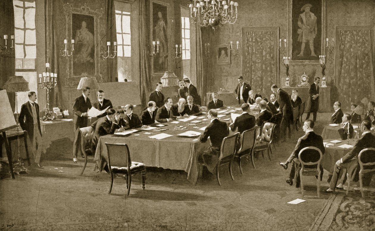 Podpis Londýnské smlouvy, 1913 od Samuel Begg