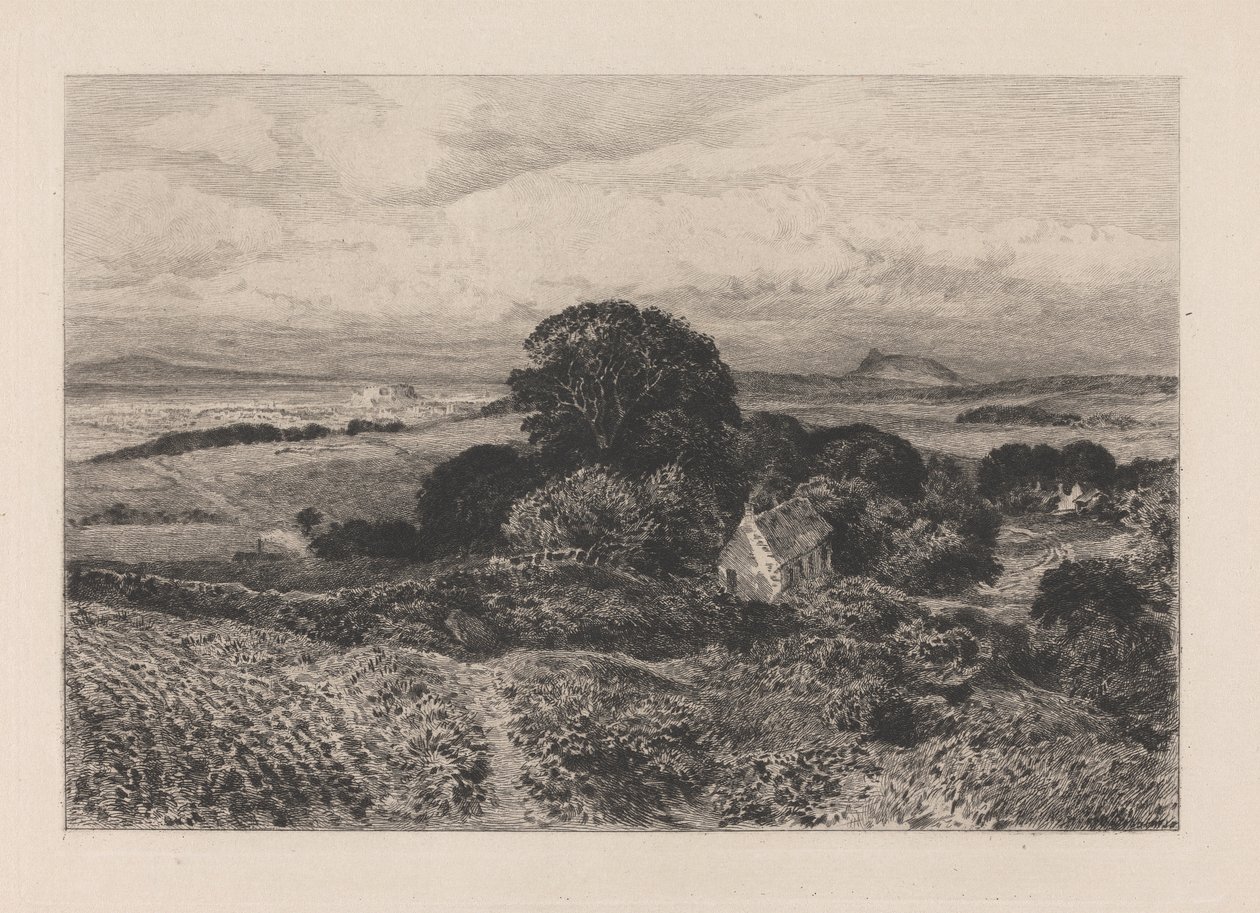 Pohled do dálky na Edinburgh od Samuel Bough
