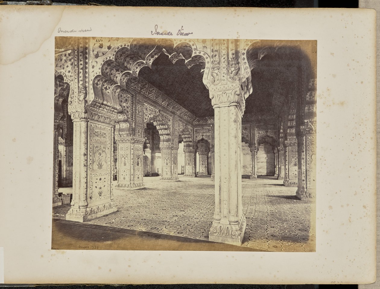 Dillí - Palác, interiér Diwan-i-Khas od Samuel Bourne