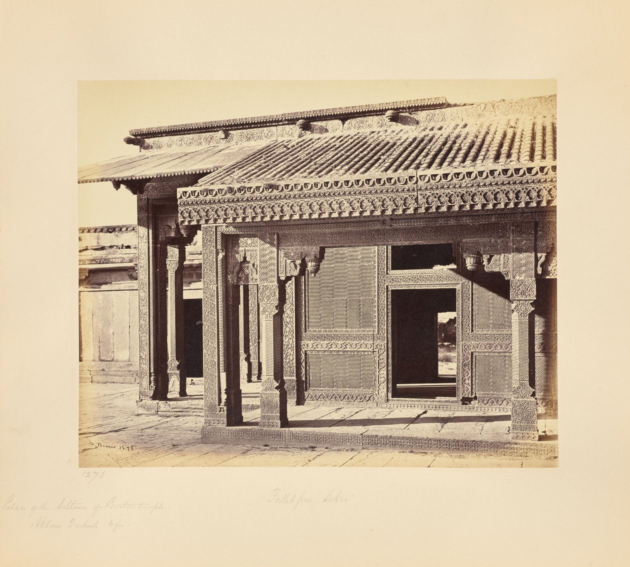 Fatehpur Sikri; palác sultánky z Konstantinopole, Akbarovy turecké manželky od Samuel Bourne