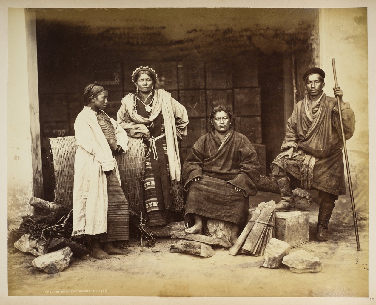 Skupina Bhooteas, Darjeeling, z 