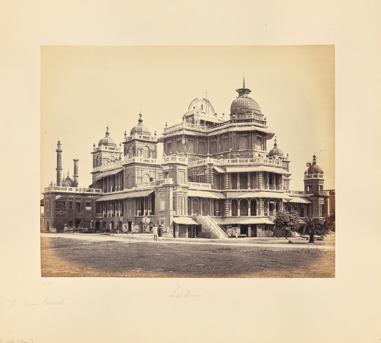 Lucknow; Kaiser Pasund od jihozápadu [sic] od Samuel Bourne
