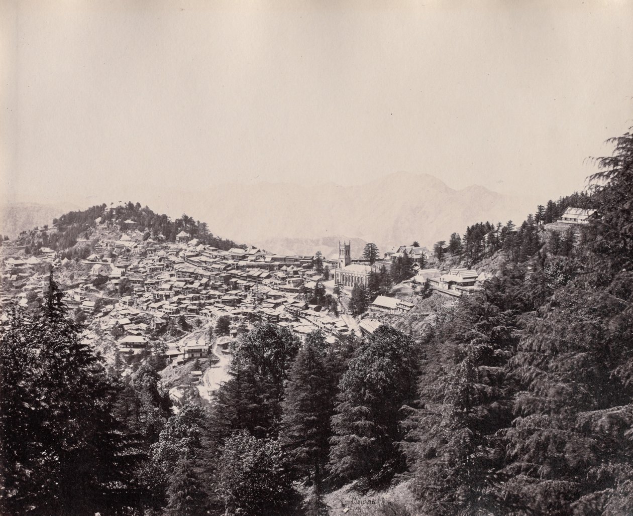 Shimla od Samuel Bourne