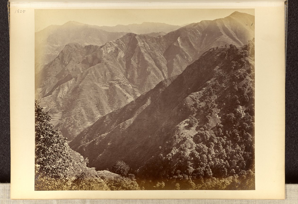 Simla; „Khudy“ severně od Jakko z Elysium Hill od Samuel Bourne
