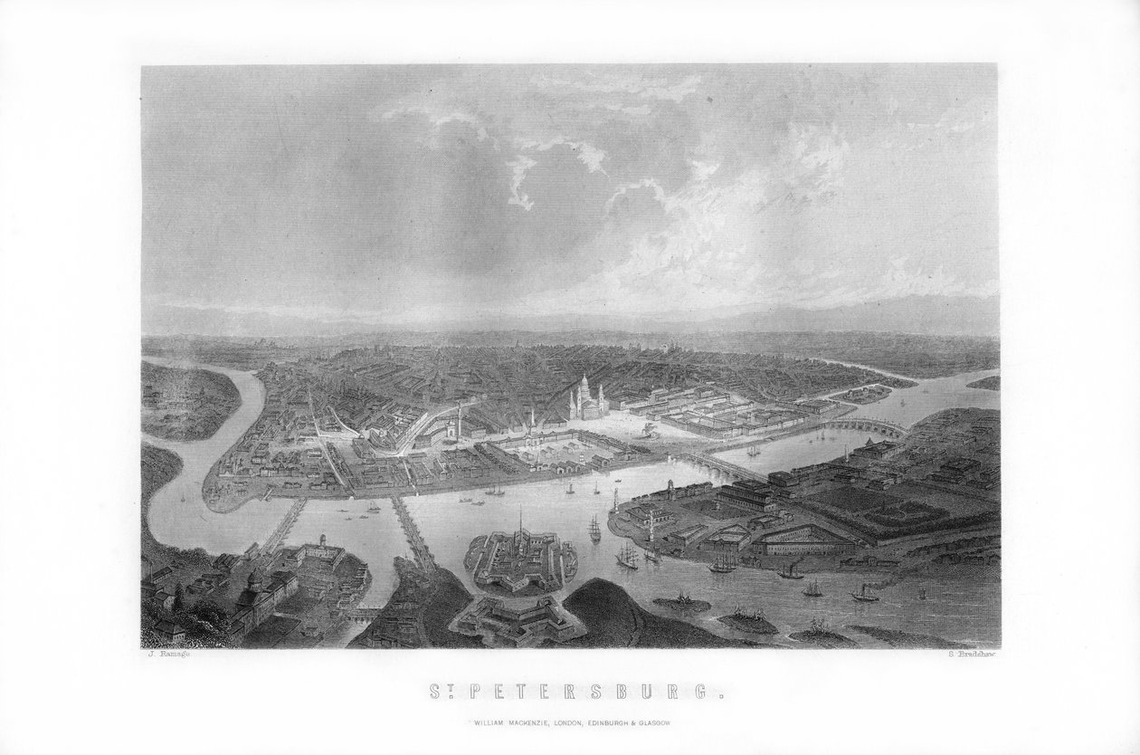 Petrohrad, severozápadní Rusko, 1893 od Samuel Bradshaw