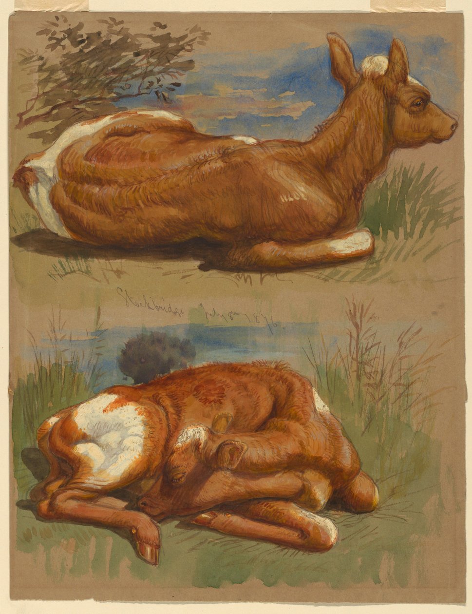 Studie telat, Stockbridge od Samuel Colman