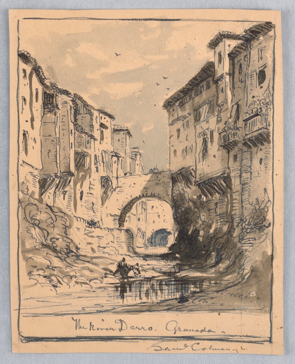 Řeka Darro, Granada od Samuel Colman