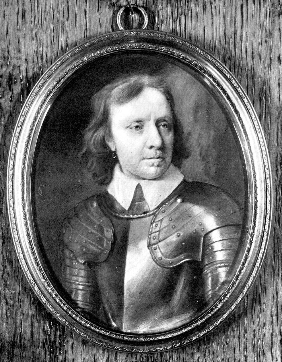 Oliver Cromwell 1599-1658, lord protektor Anglie, 1899 od Samuel Cooper