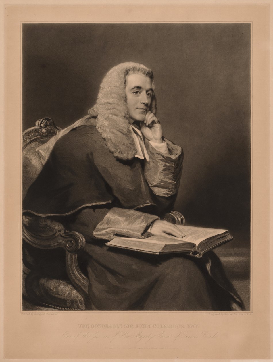 Sir John Taylor Coleridge od Samuel Cousins