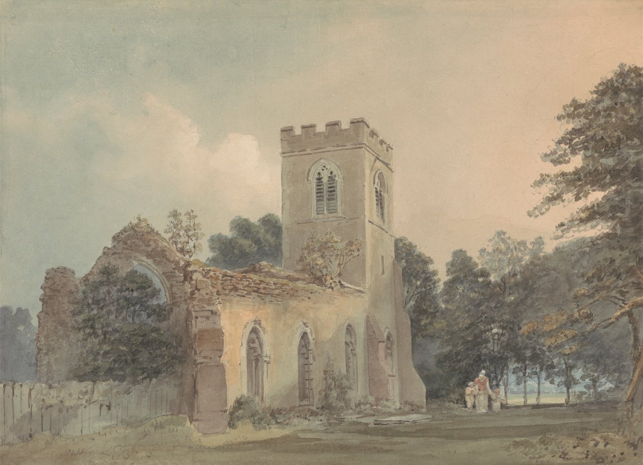 Old Church of St. Lawrence, Ayot St. Lawrence, Hertfordshire od Samuel Davis