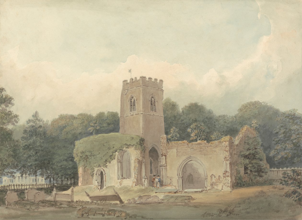 Old Church of St. Lawrence, Ayot St. Lawrence, Hertfordshire od Samuel Davis