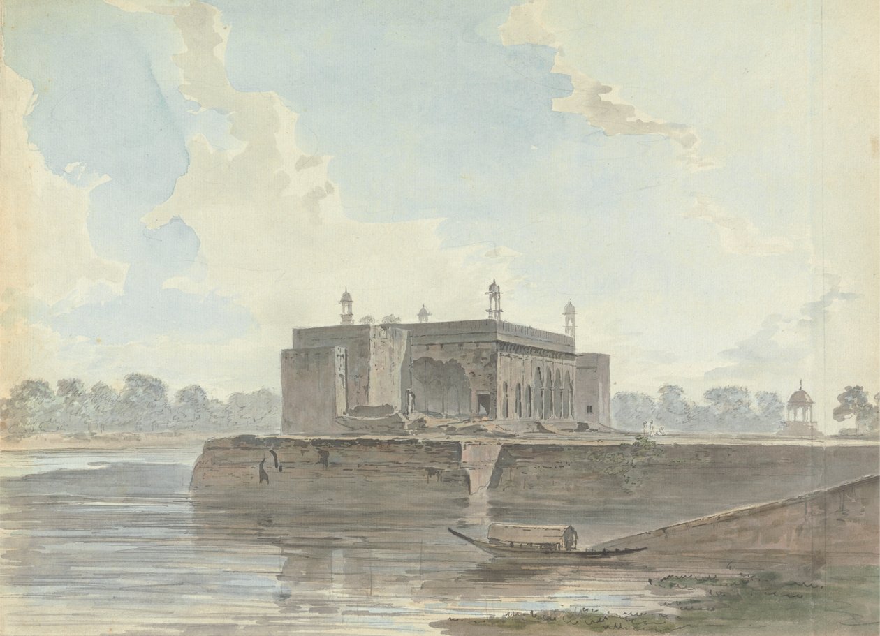 Zničený palác u řeky od Samuel Davis