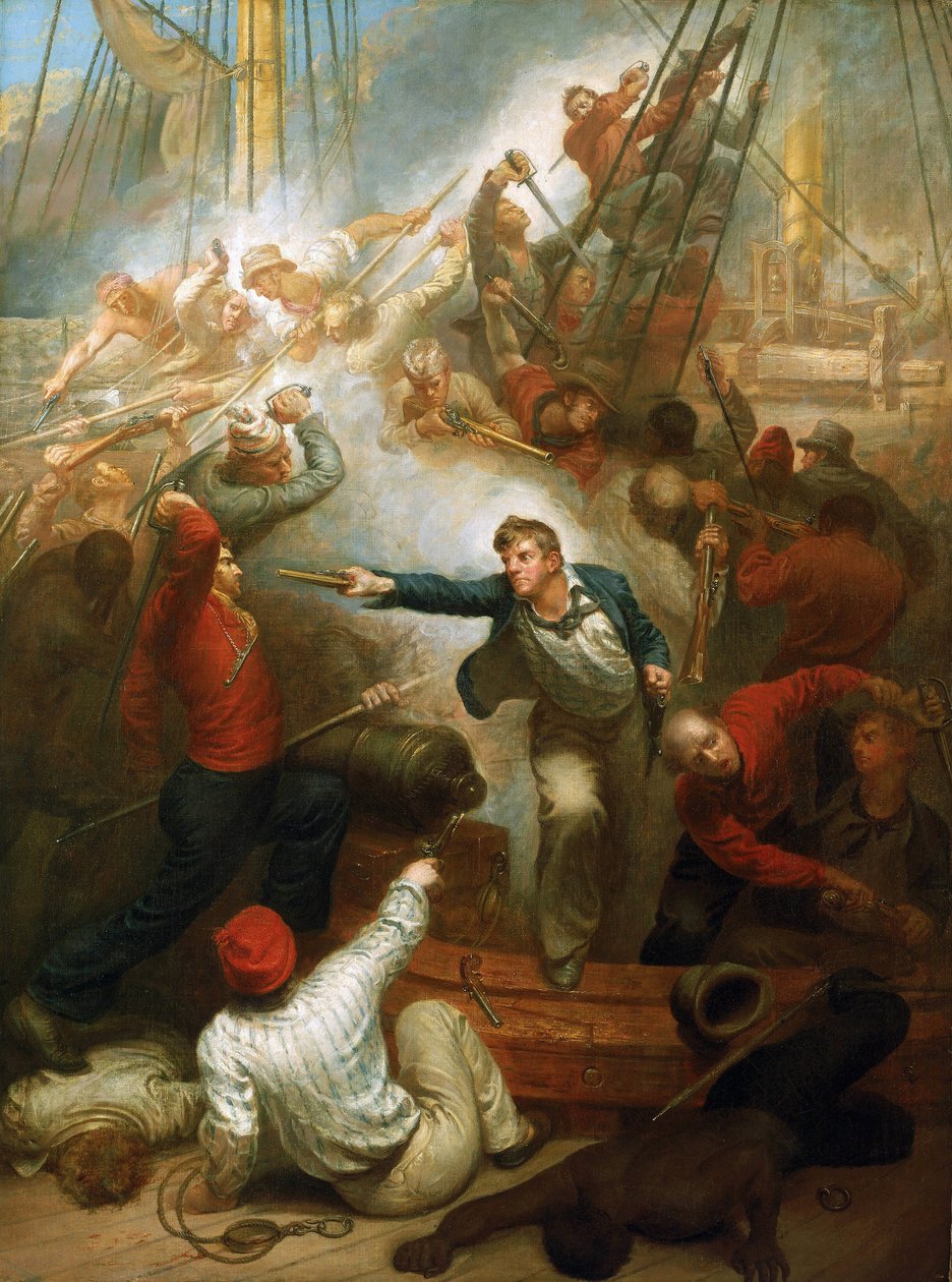 Kapitán William Rogers zajímá obchodní loď "Le Jeune Richard" 1. října. od Samuel Drummond