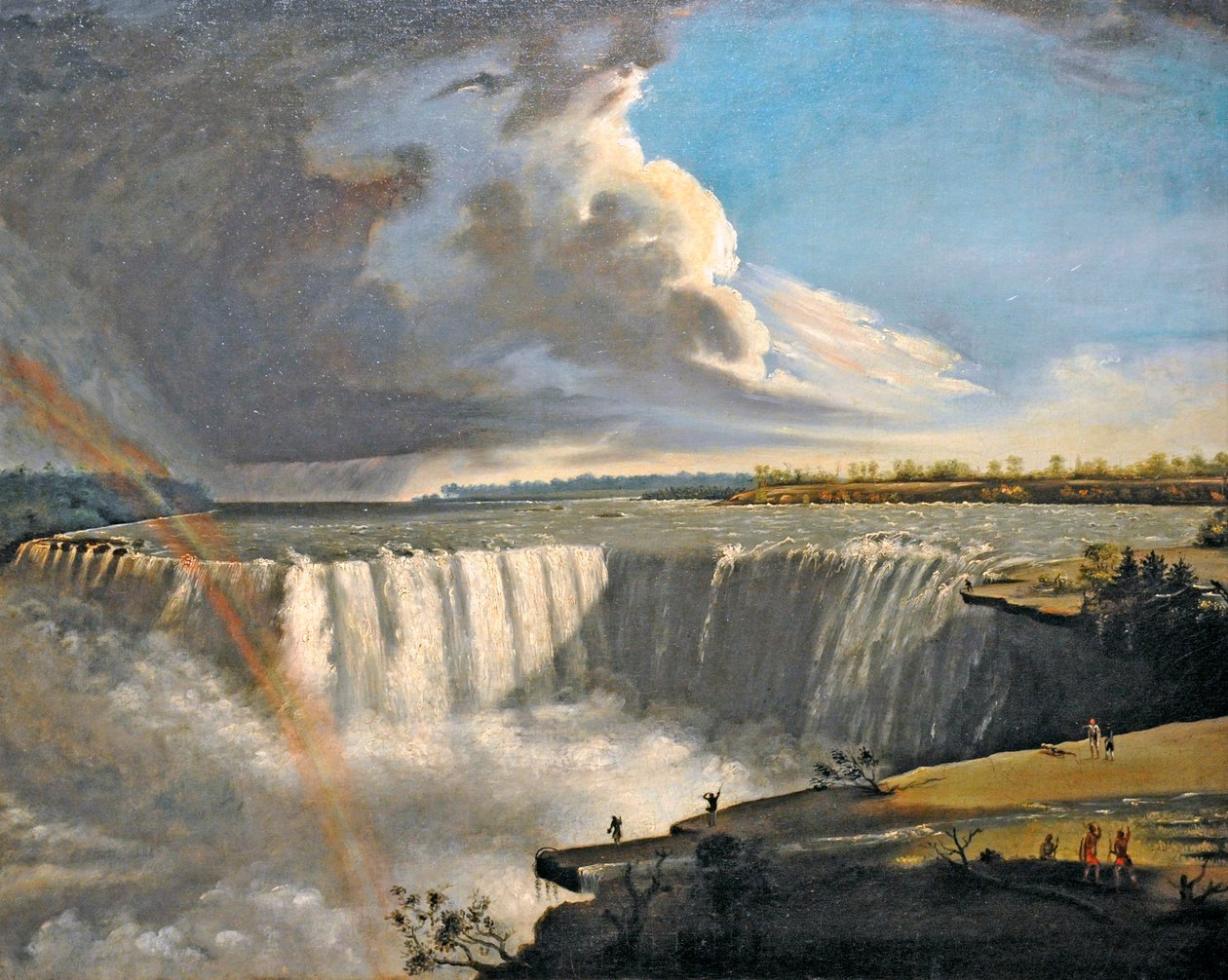 Niagarské vodopády z Table Rock, 1835 od Samuel Finley Breese Morse