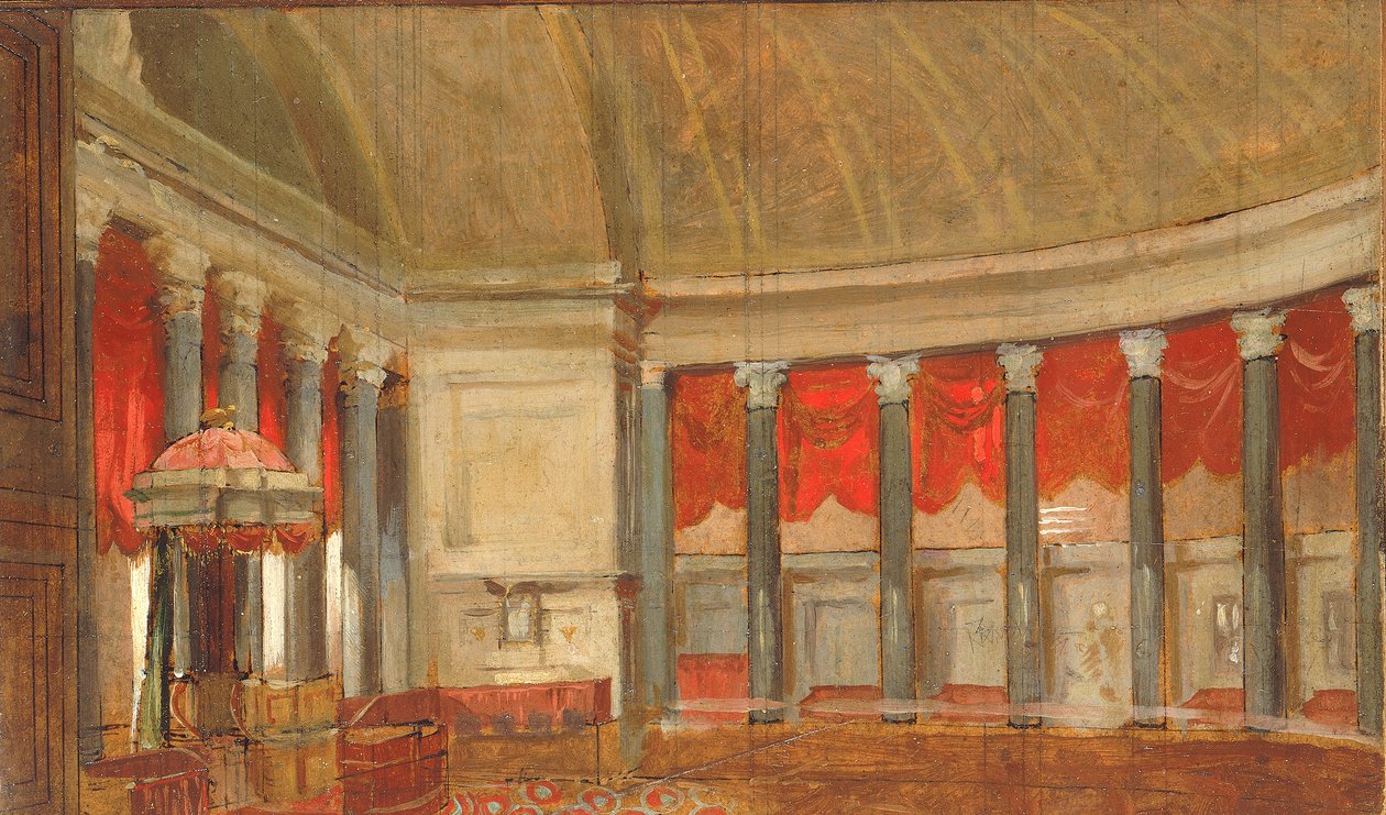 Studie pro Sněmovnu reprezentantů, ca. 1821. od Samuel Finley Breese Morse