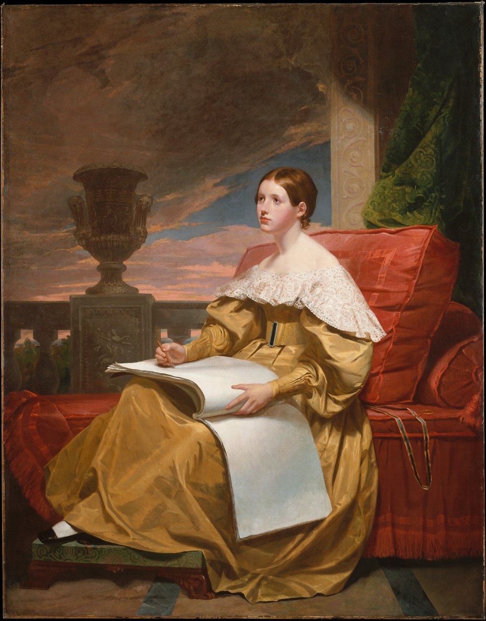 Susan Walker Morse (Múza), kolem 1836-37 (olej na plátně) od Samuel Finley Breese Morse