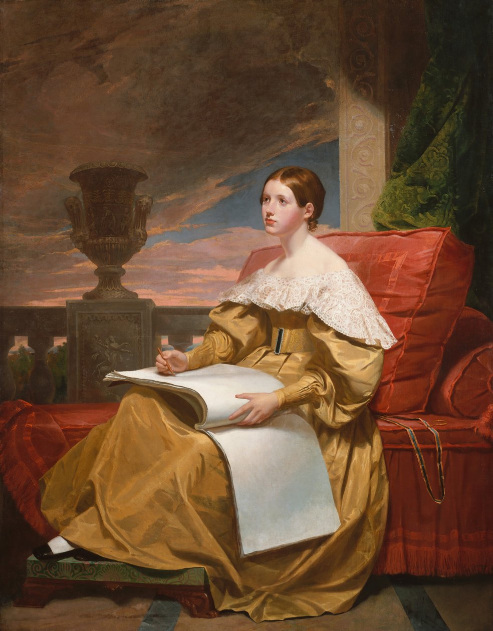 Susan Walker Morse The Muse, ca. 1836-37. od Samuel Finley Breese Morse