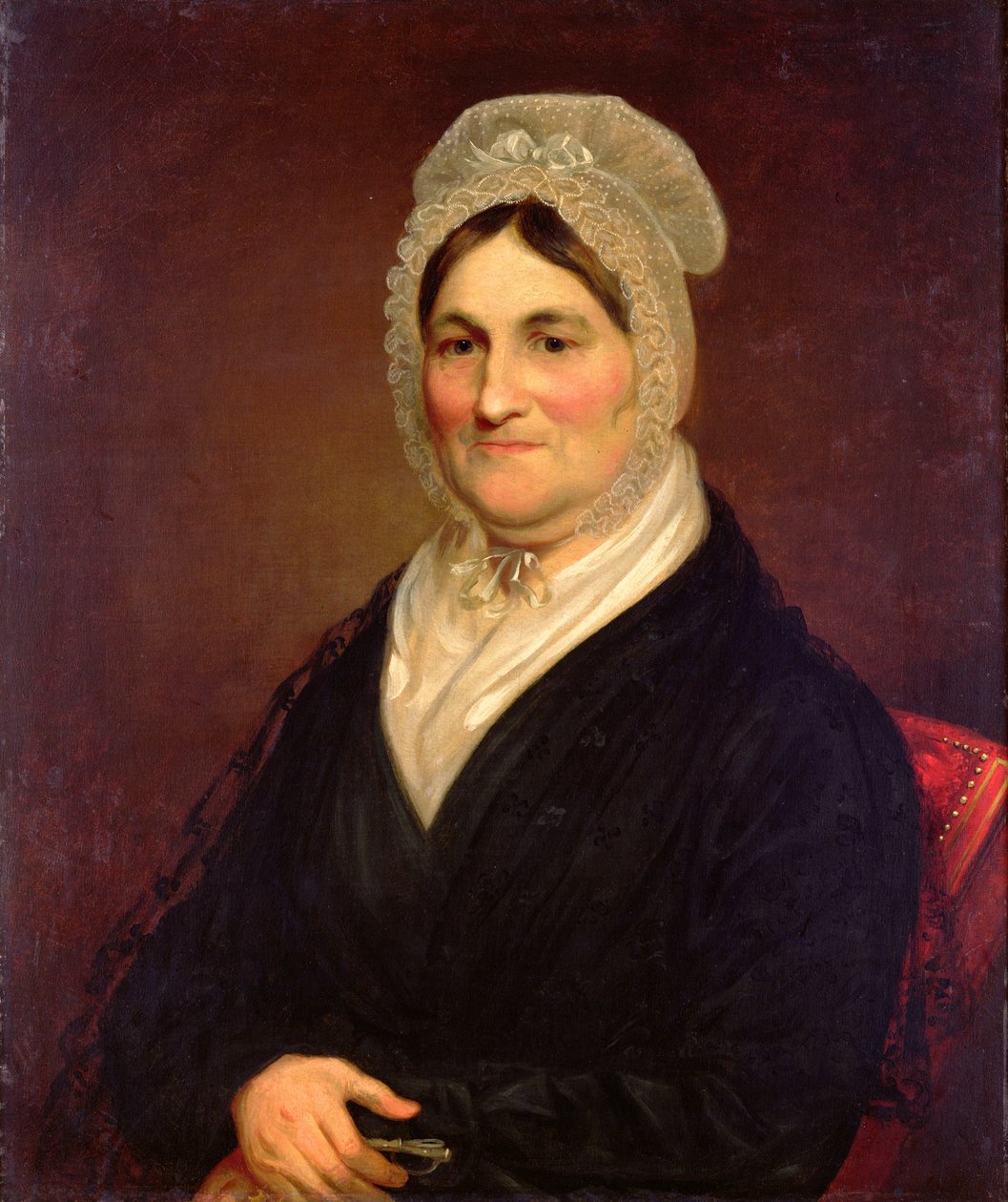 Krajková čepice (olej na desce) od Samuel Finley Breese Morse