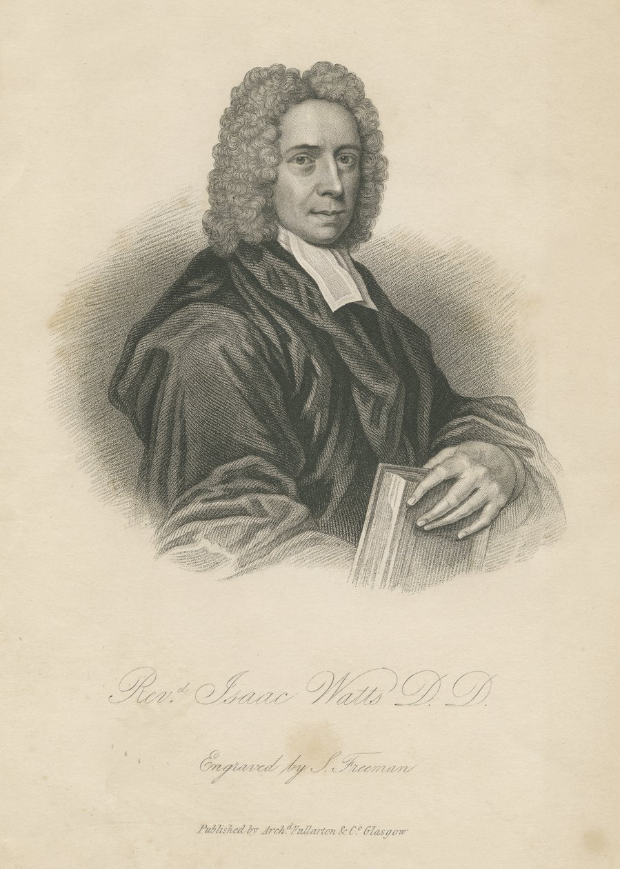 Rev Isaac Watts od Samuel Freeman