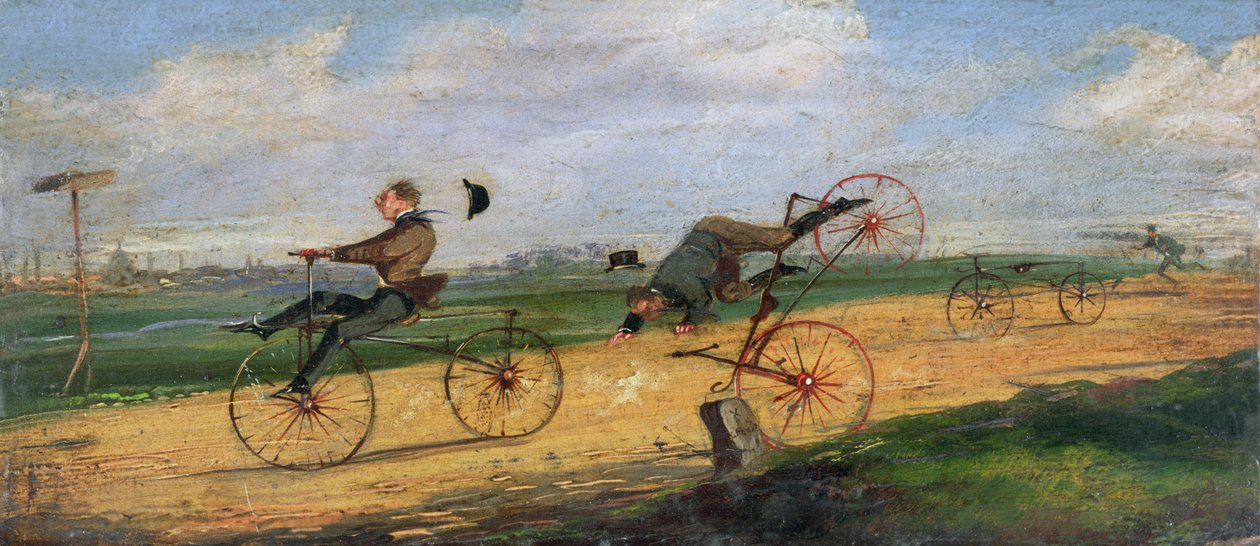 Závod velocipedů Lallement, 1869 od Samuel Henry Alken