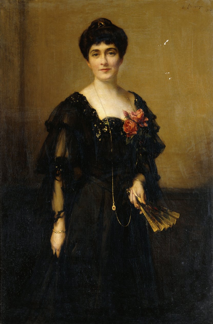 Portrét paní Frederick Ashton Johnson od Samuel Henry William Llewelyn
