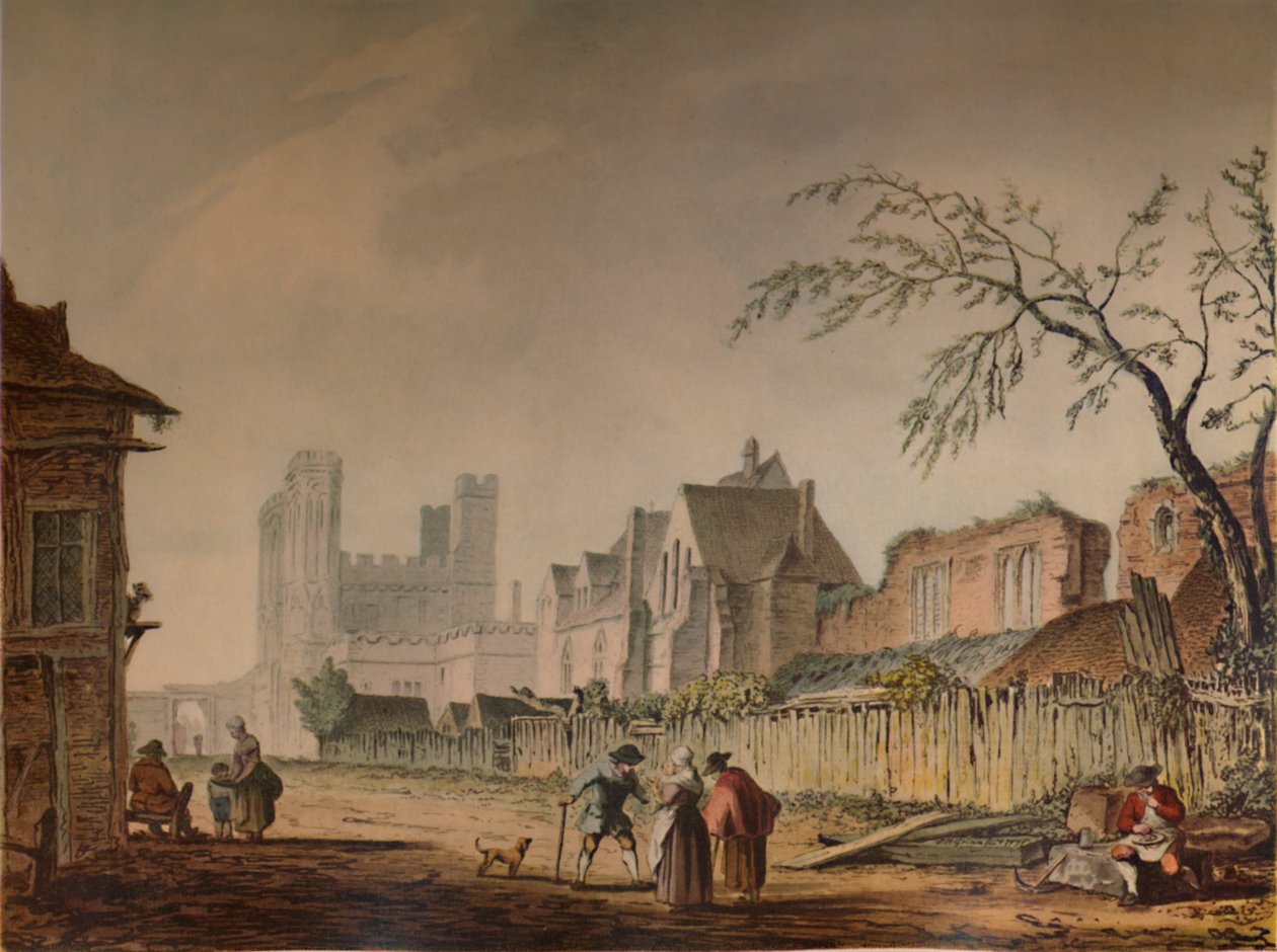 St. Augustines Gate, Canterbury, 18. století, 1935 od Samuel Hieronymous Grimm