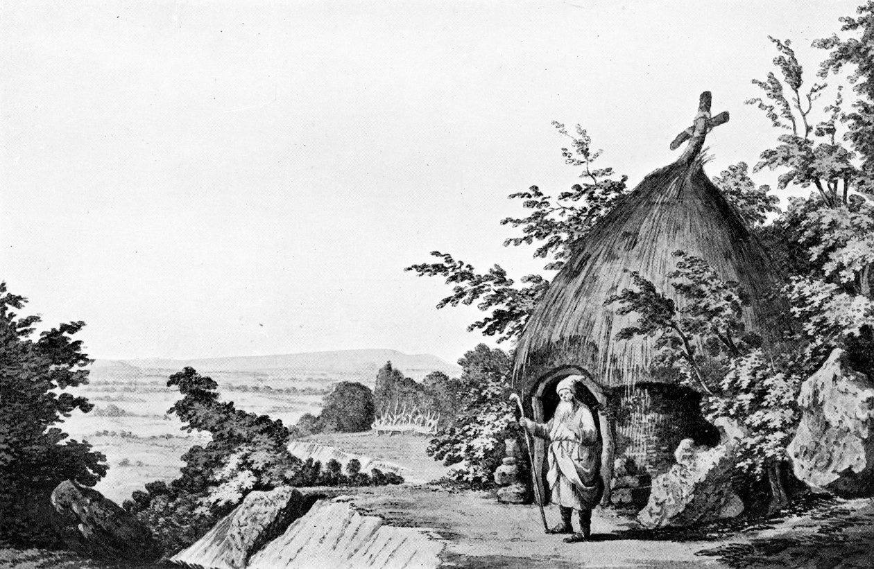 Poustevna v Selborne, 1777 od Samuel Hieronymous Grimm