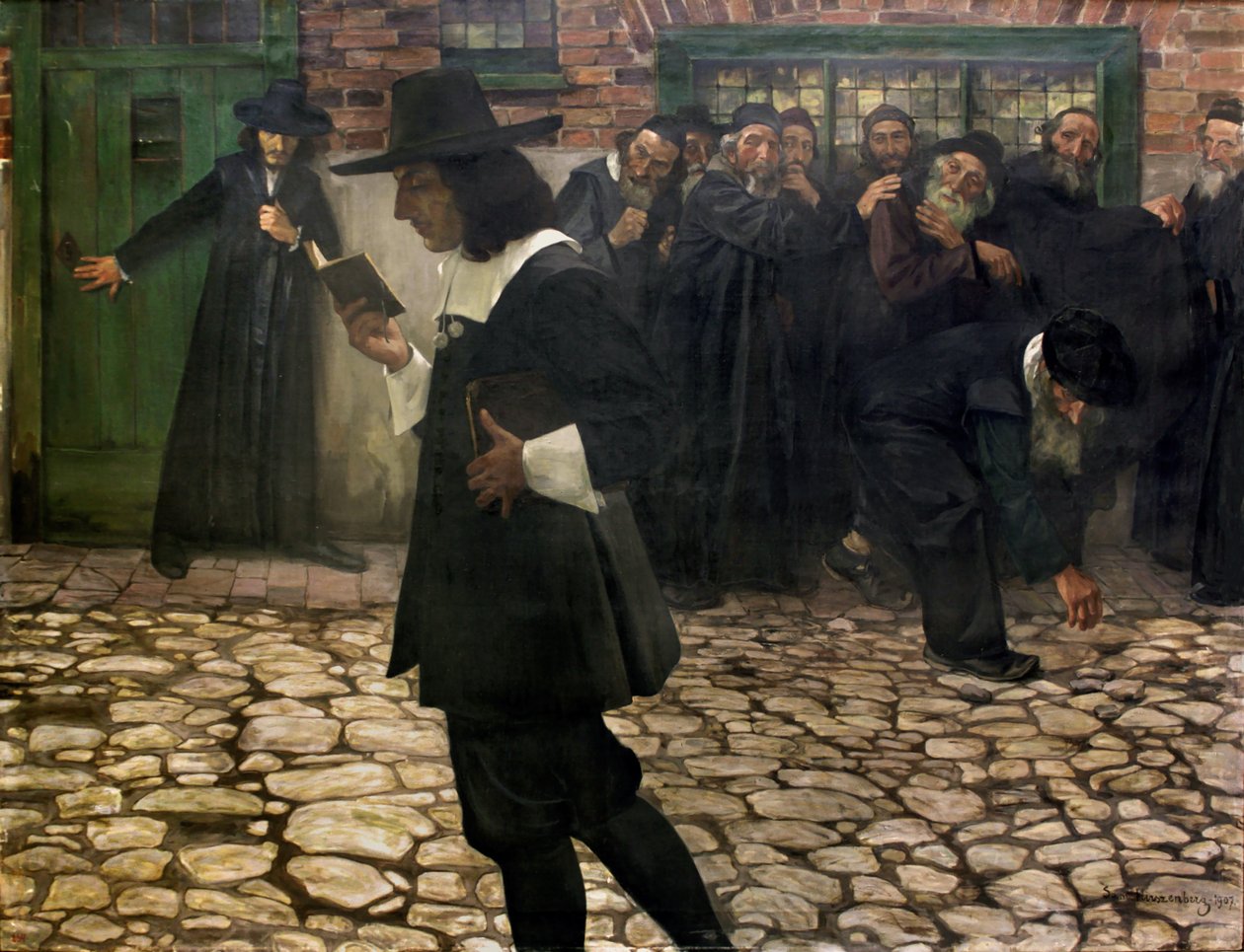Exkomunikovaný Spinoza, 1907. od Samuel Hirszenberg