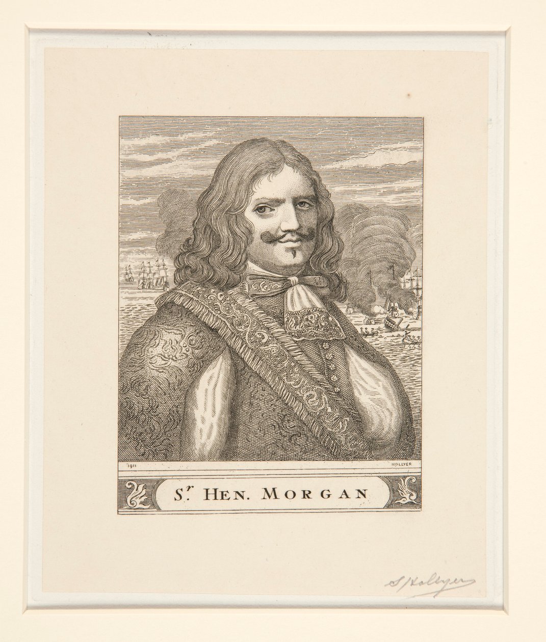 Portrét sira Henryho Morgana od Samuel Hollyer