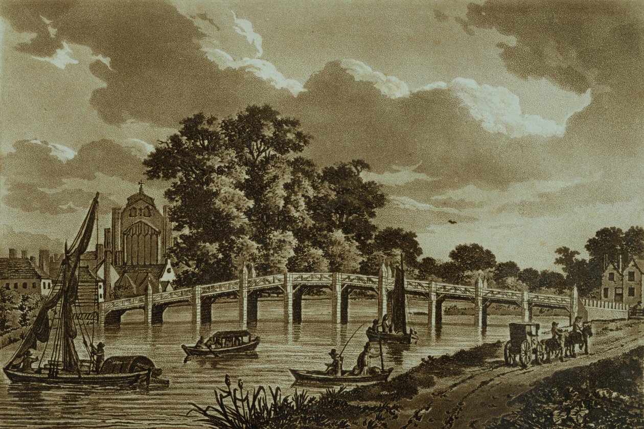 Hampton Court Bridge, ilustrace z 