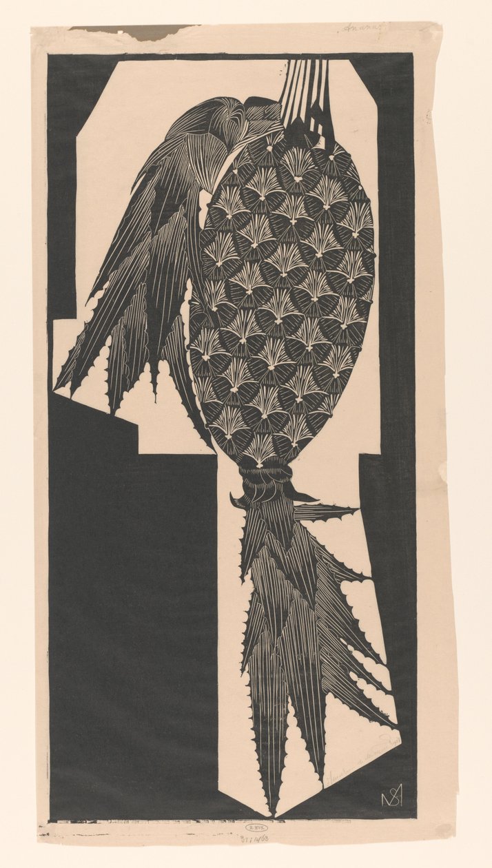 Ananas (původní název na objektu) od Samuel Jessurun de Mesquita (signed by artist)