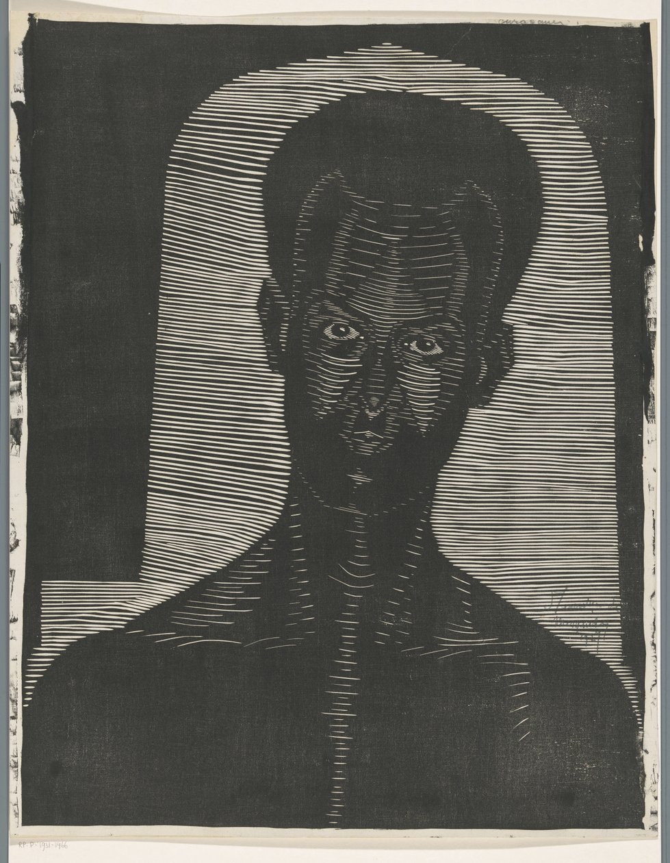 Portrét neznámého muže Curaçau (název na objektu) od Samuel Jessurun de Mesquita (signed by artist)