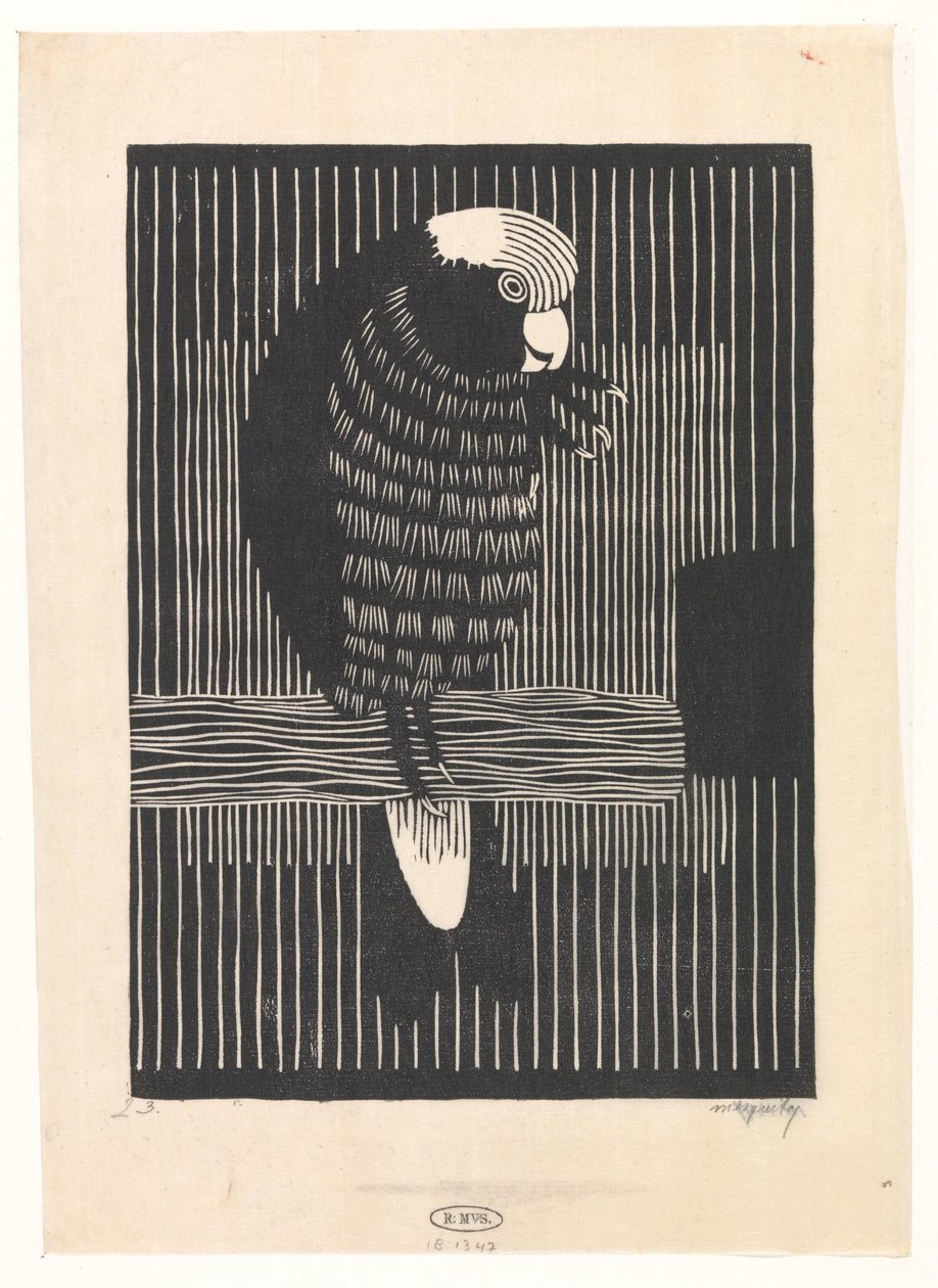 Rosékaketoe od Samuel Jessurun de Mesquita (signed by artist)