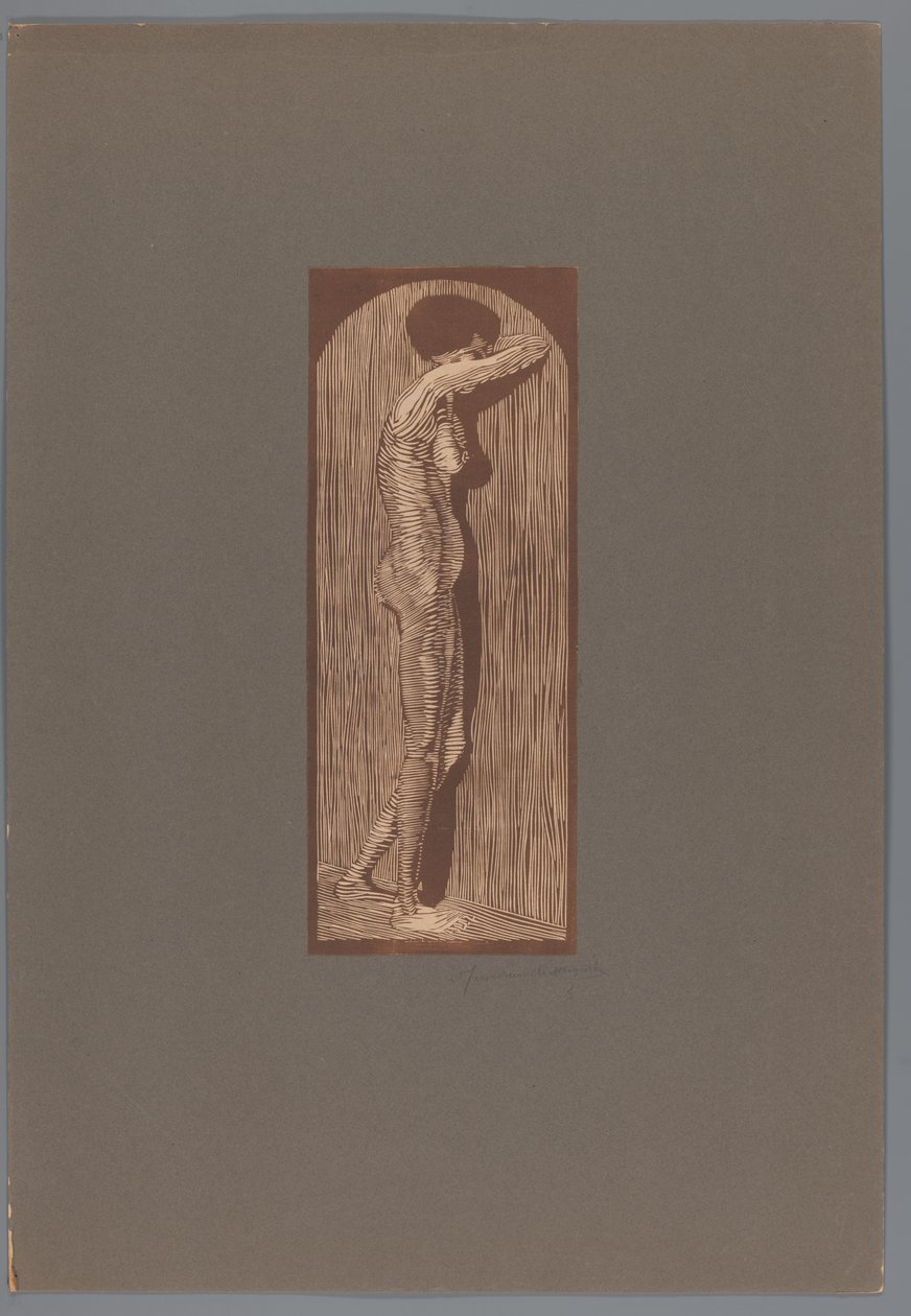 Stojící nahá žena Grief (původní název) od Samuel Jessurun de Mesquita (signed by artist)