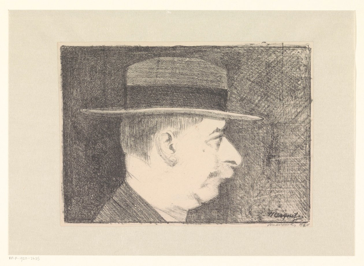 Autoportrét od Samuel Jessurun de Mesquita (signed by artist)