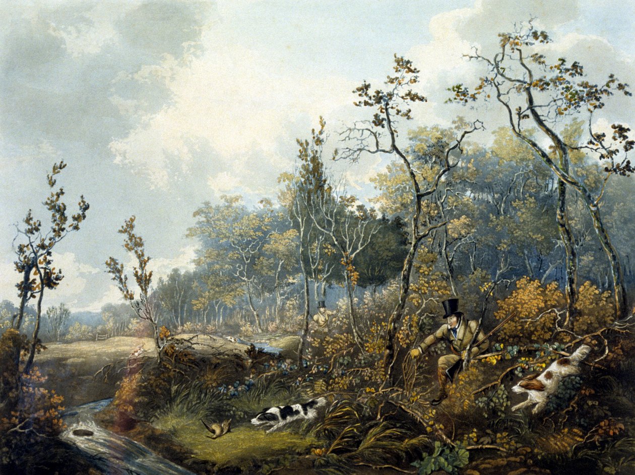 Woodcock Shooting, vyryto H.C. Pyall od Samuel John Egbert (after) Jones