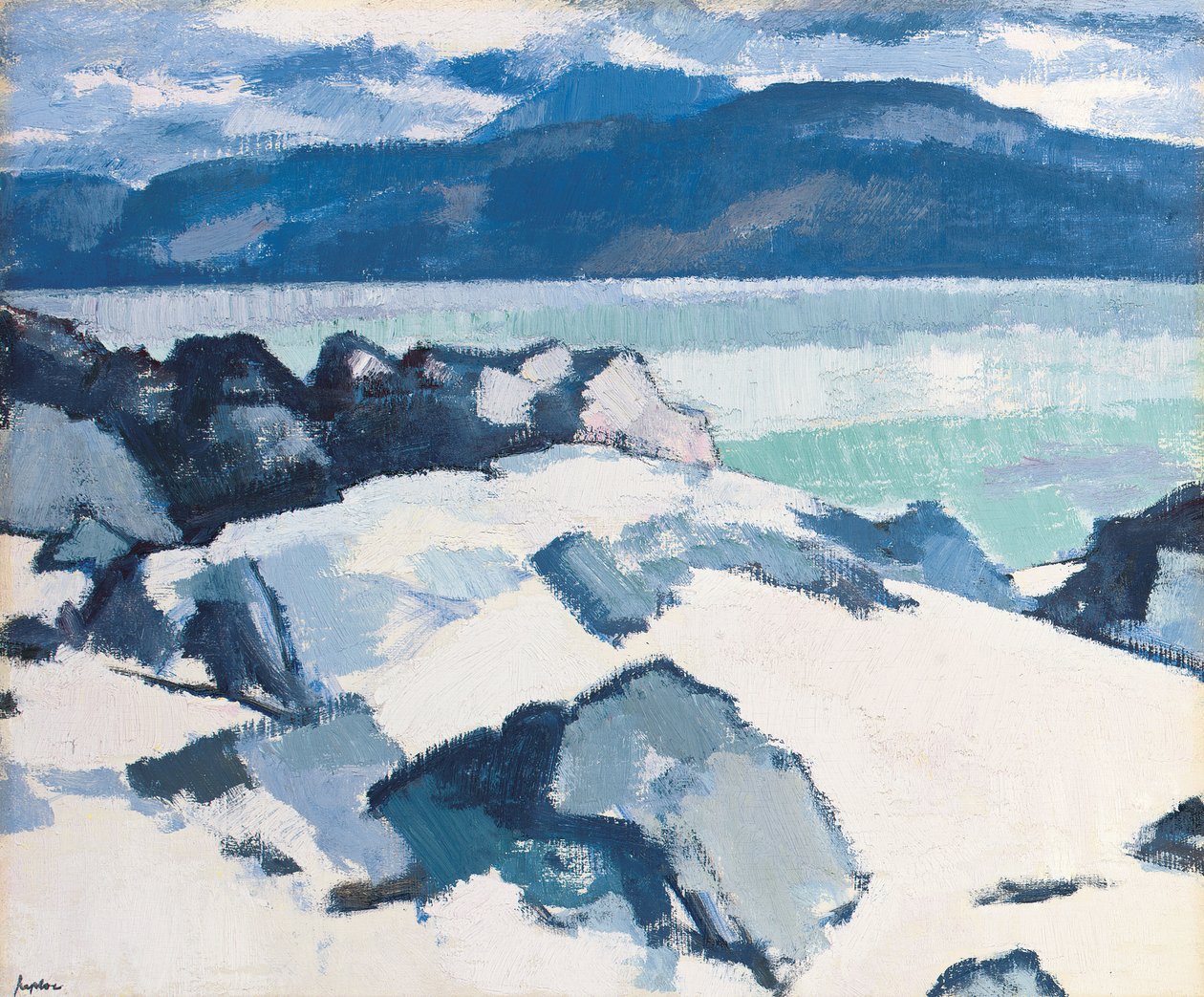 Ben More, Mull, z Iony od Samuel John Peploe