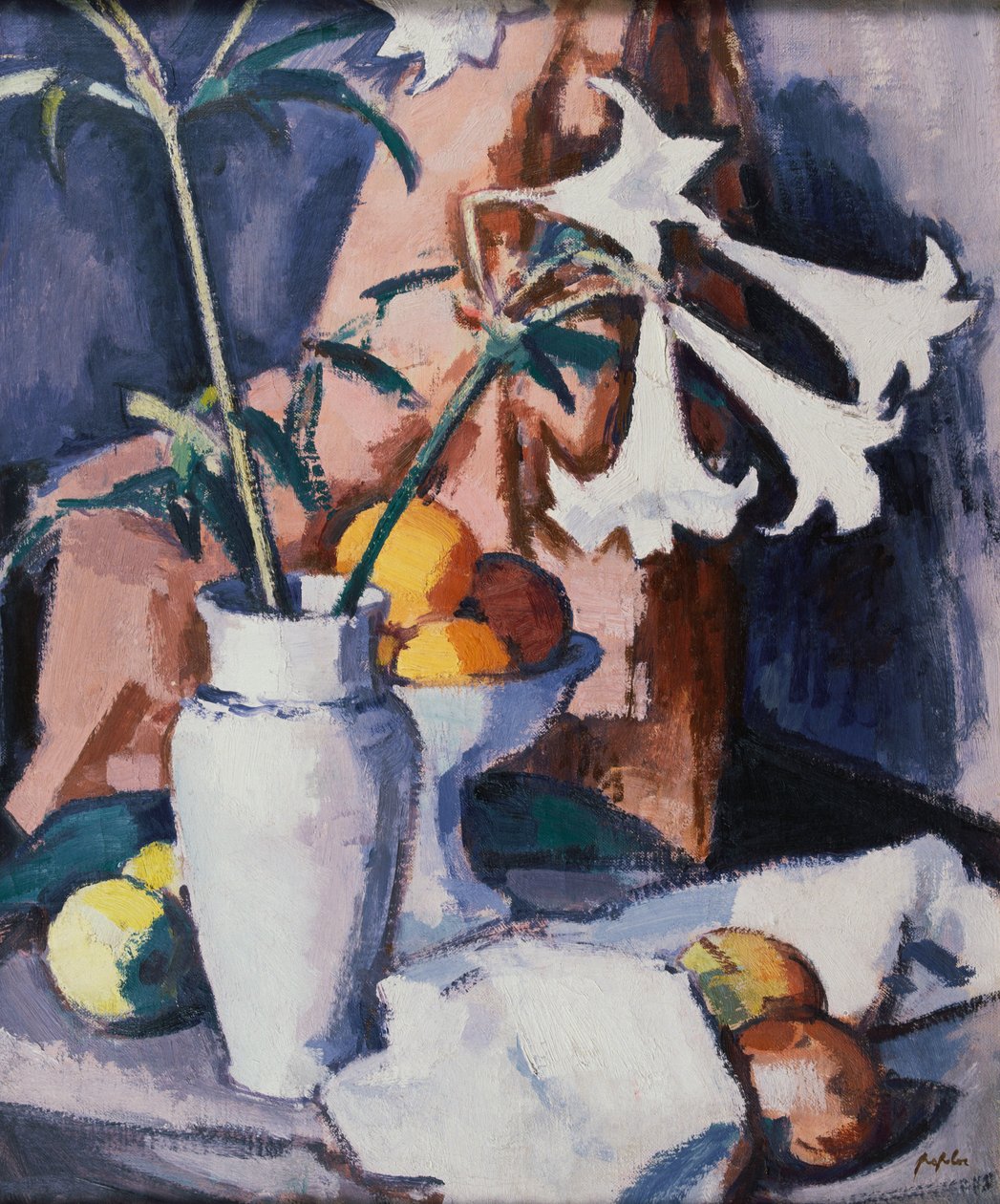 Madonna Lilie, kolem roku 1926 od Samuel John Peploe