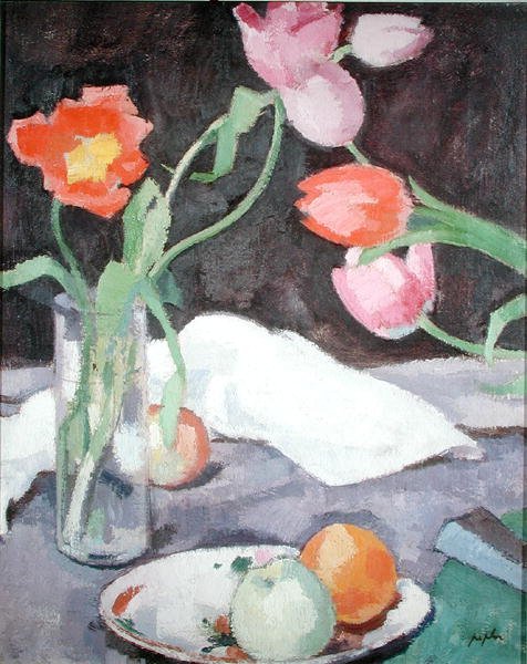 tulipány od Samuel John Peploe