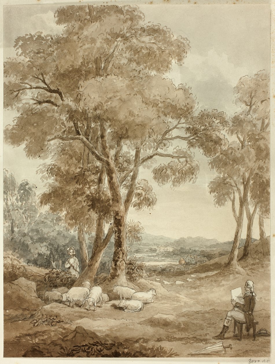 Gainsborough poprvé spatřil mladou dámu, která od Samuel John Stump