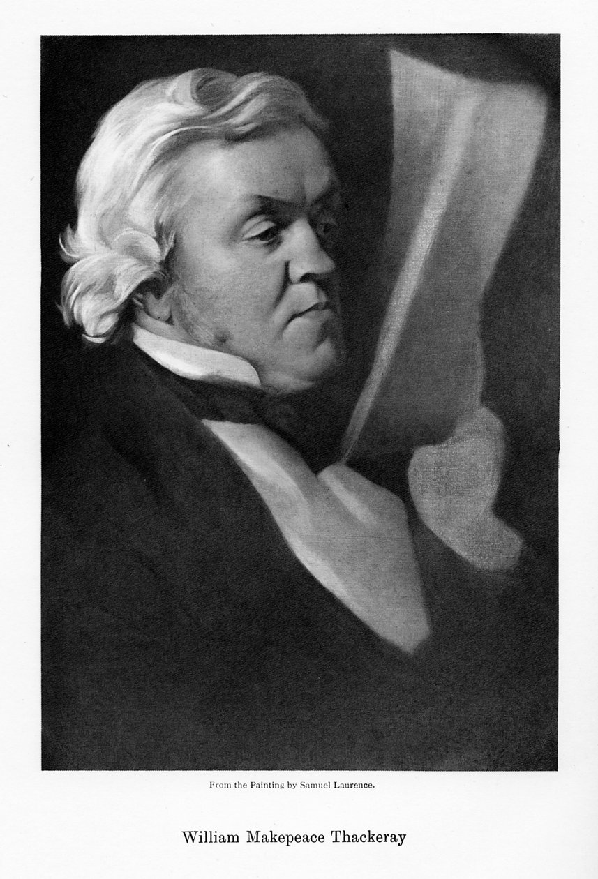 William Makepeace Thackeray, anglický romanopisec, c1864. od Samuel Laurence