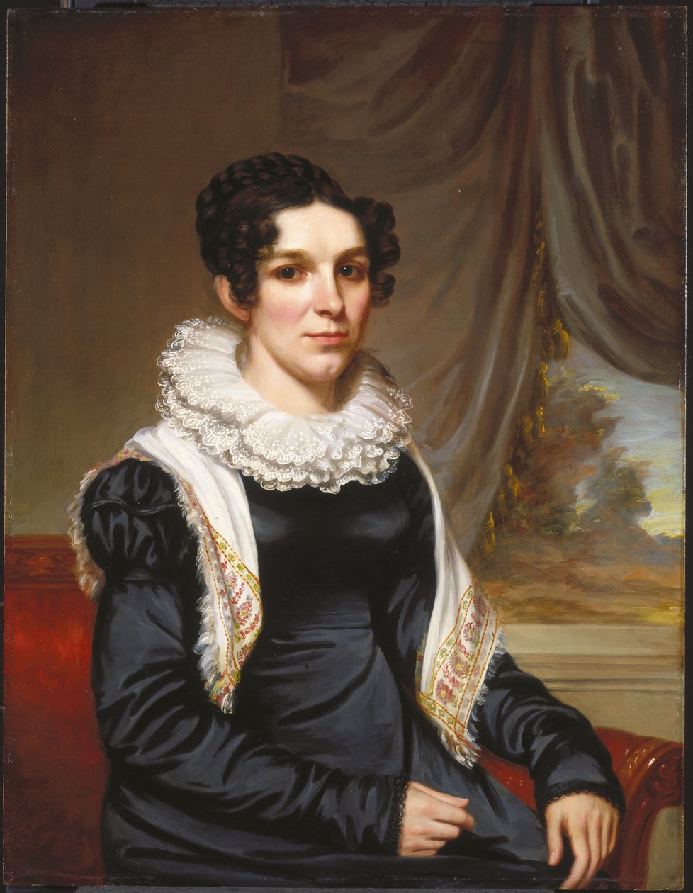 Maria Clarissa Leavitt (olej na panelu) (viz také 212147) od Samuel Lovett Waldo
