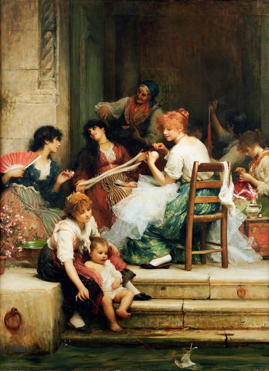 Benátský život, 1884 od Samuel Luke Fildes